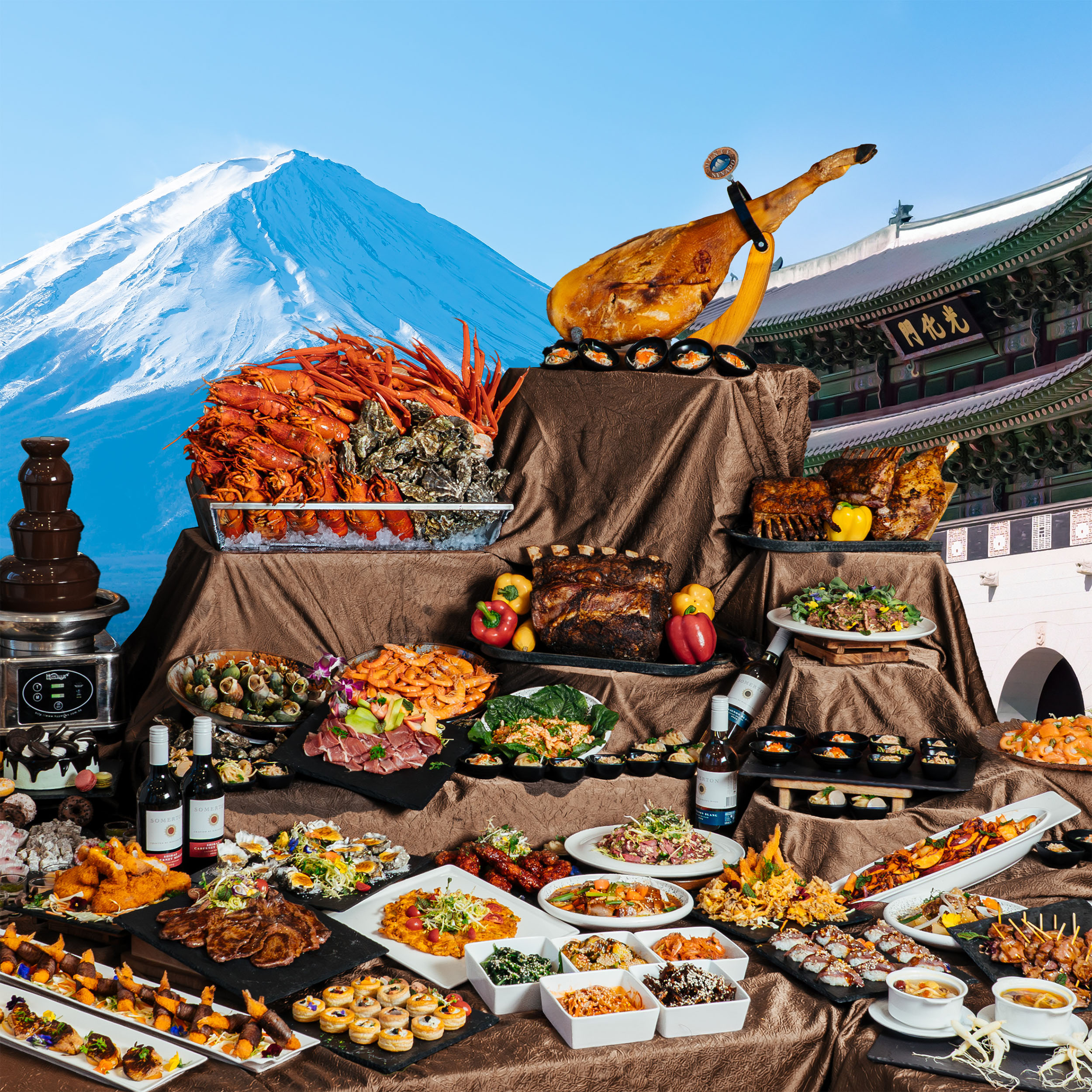 日韩风味自助晚餐