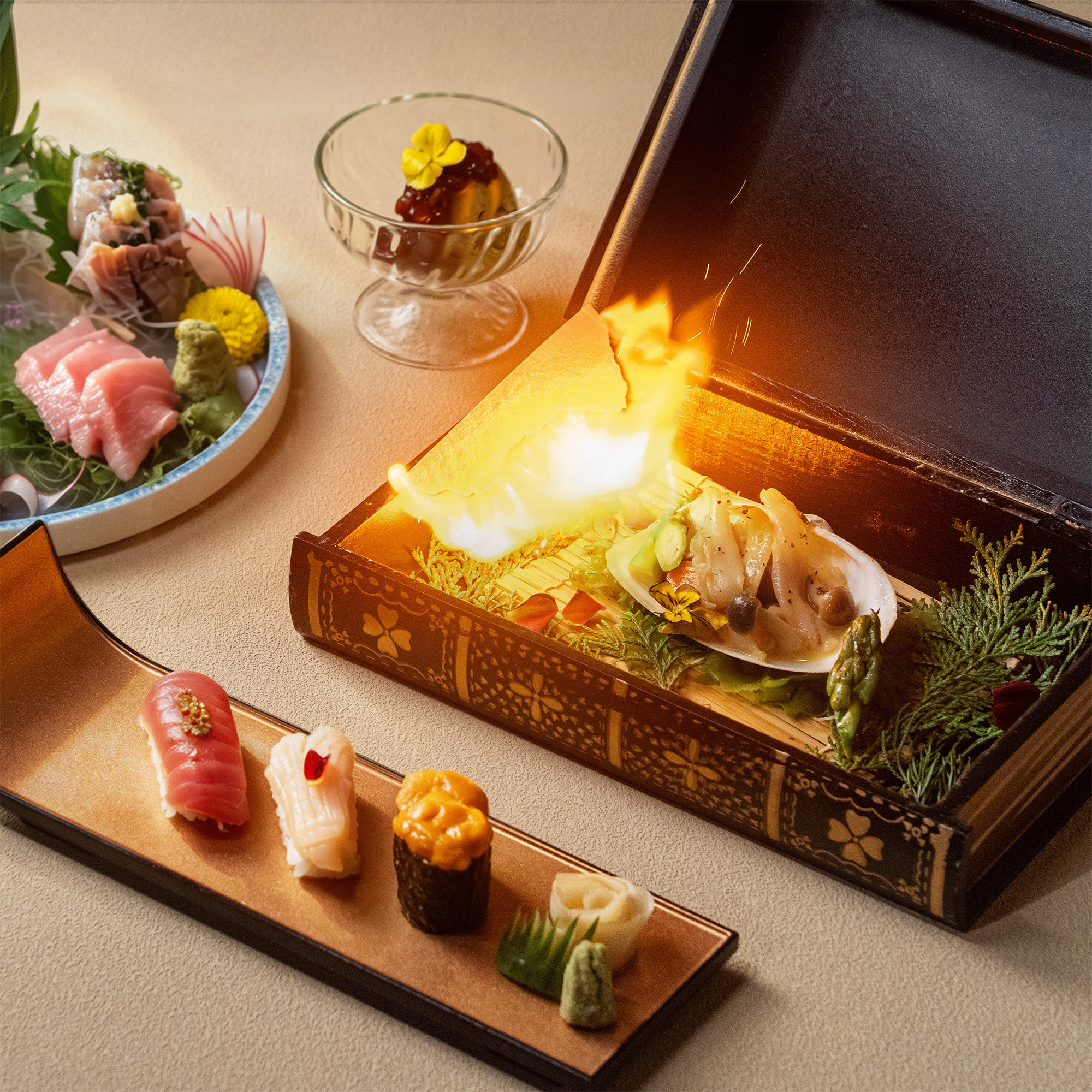 「和」日本料理日本白象拔蚌七道菜套餐 (9折优惠)