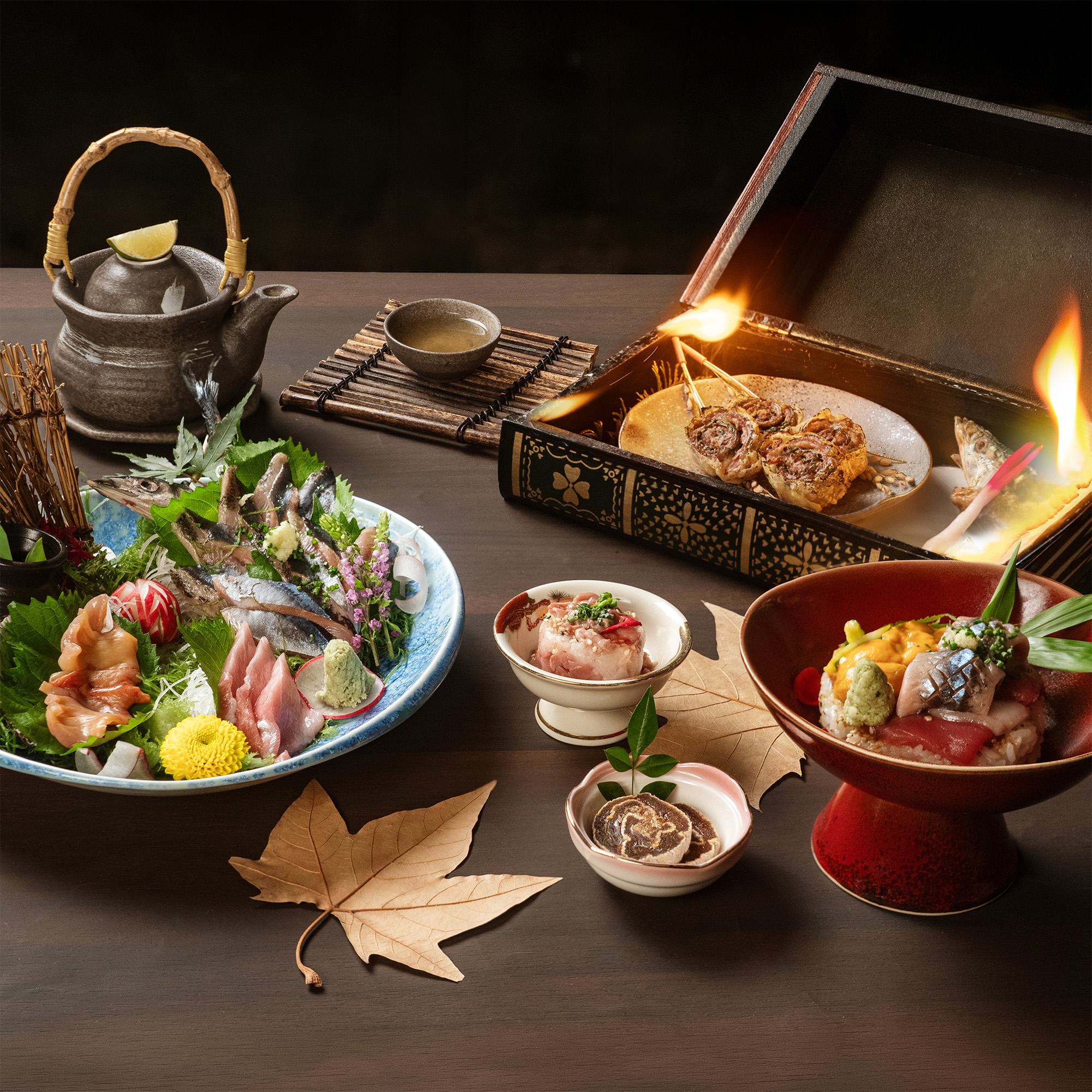 「和」日本料理时令秋刀鱼七道菜套餐(9折优惠)