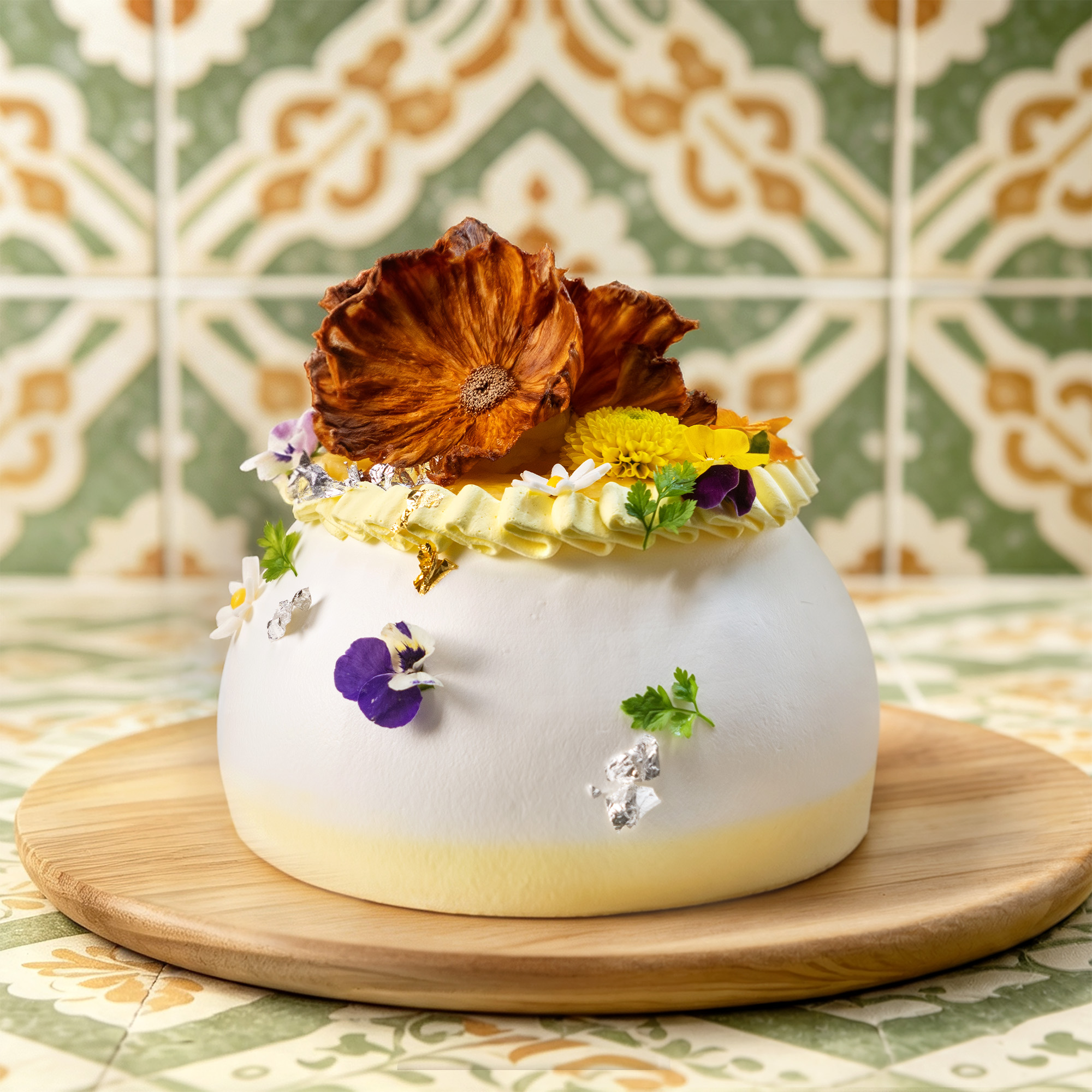 Cake of the Month – Pineapple Pandan Coconut Cake (September) (25% Discount)