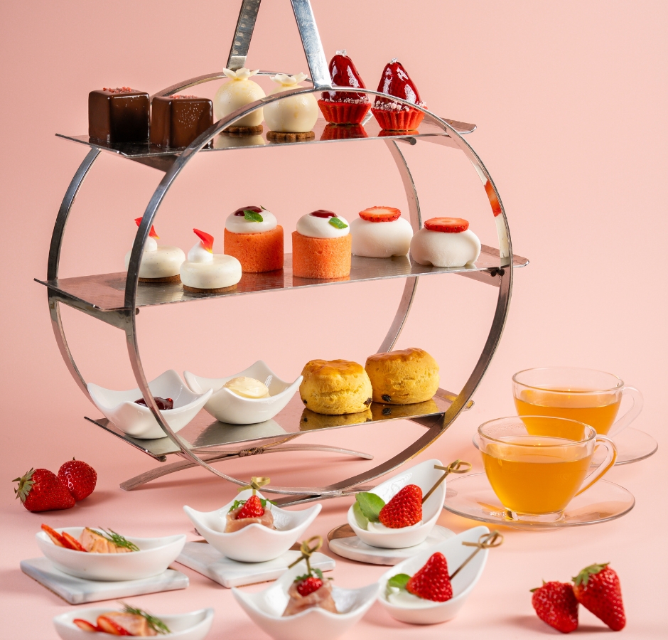 Corner Cafe March Strawberry Delight Afternoon Tea Set【Exclusive 15% discount】